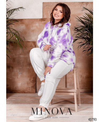 сиреневый-молочный