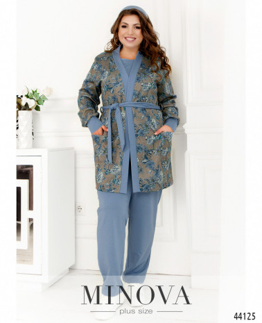 серый-голубой